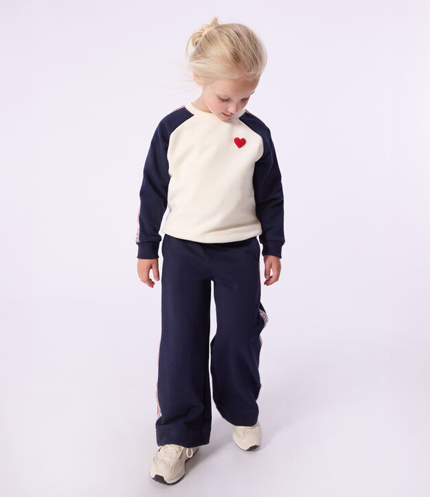 Kinder-Sweatshirt aus Baumwolle MILK