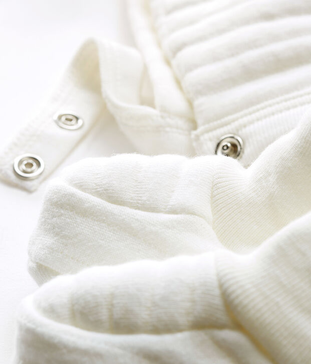 Set mit M&uuml;tzchen und Babyschuhen aus gestepptem Doppeljersey vielfarbig