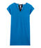 Kurzärmeliges leinenkleid damen blau RIYADH