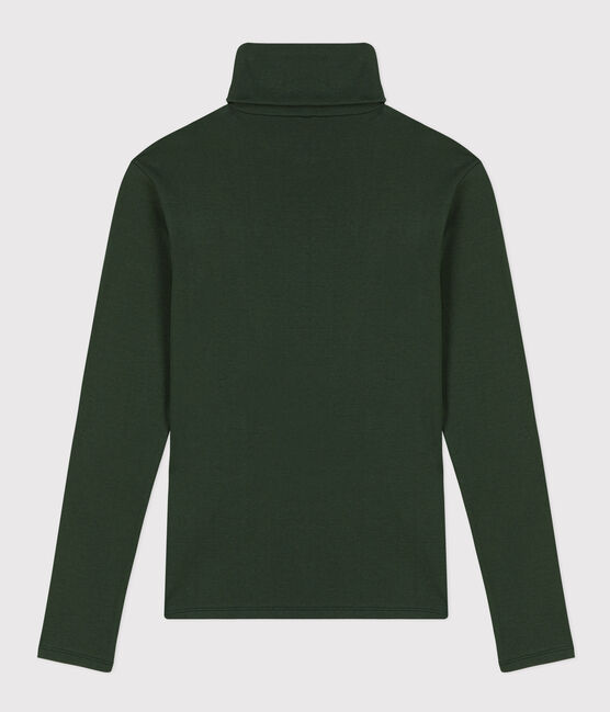 Rollkragenshirt aus Baumwolle für Damen grün AVORIAZ