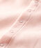 Baby-Cardigan aus 2x2-Rippstrick aus Bio-Baumwolle rosa FLEUR