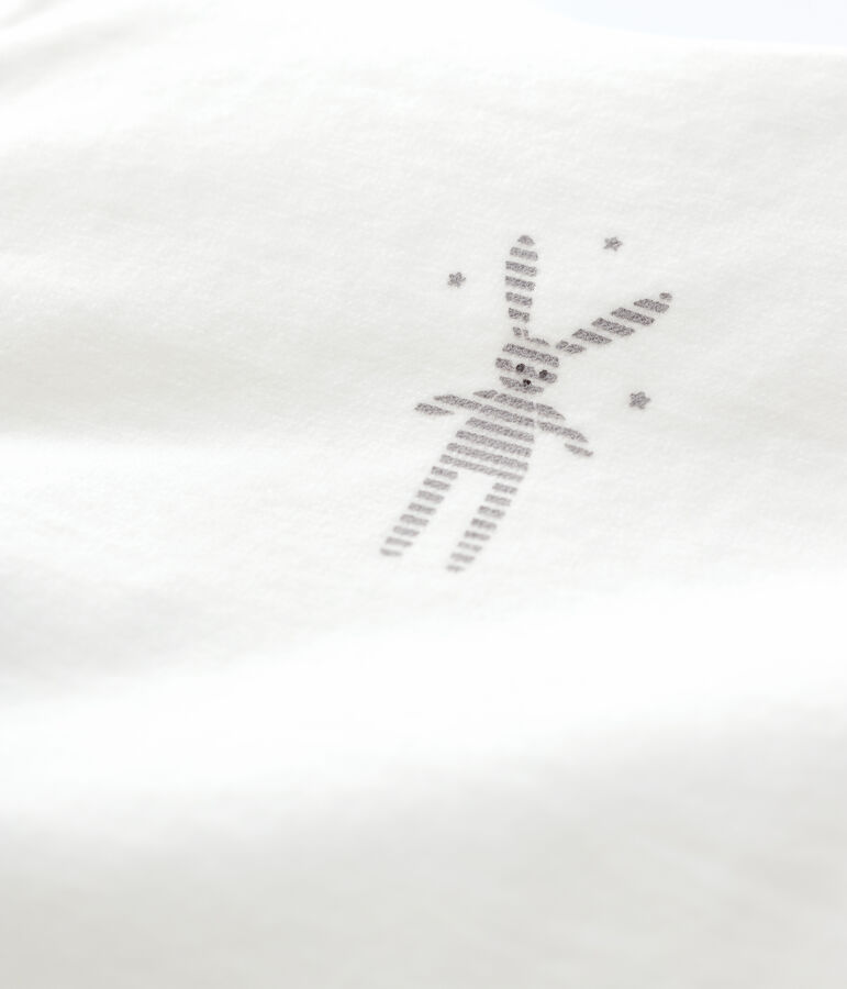 Babystrampler aus Samt weiss