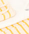 Baby-Set aus Baumwolle mit Marinestreifen gelb AVALANCHE/weiss DAISY