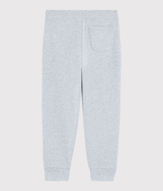 Kinder-Jogginghose aus Molton für Jungen grau POUSSIERE CHINE