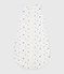 Babyschlafsack aus Baumwolle mit Herzmotiv TOG-Wert 2 weiss MARSHMALLOW/weiss MULTICO