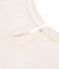 Mädchen Langarmshirt mit Milleraies Ringelstreifen weiss MARSHMALLOW/rosa COPPER