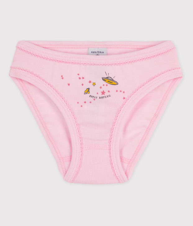 Baumwoll-Slips f&uuml;r M&auml;dchen rosa