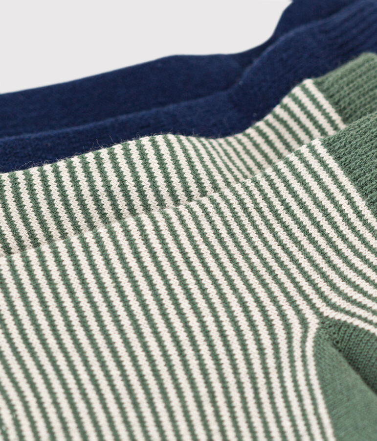 2er-set Kindersocken mit Ringelstreifen aus Baumwolle vielfarbig