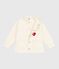 Kinder-Jeansjacke einfarbig naturfarben MILK