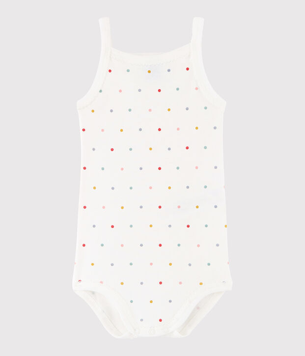 Baby-Tr&auml;gerbody M&auml;dchen weiss/vielfarbig