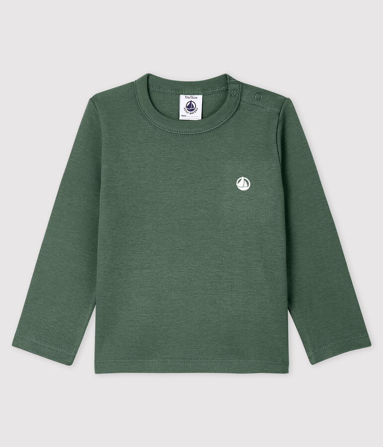 Lang&auml;rmeliges Baby-T-Shirt aus Baumwolle f&uuml;r Jungen gr&uuml;n