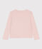 Kinder-Cardigan aus Molton für Mädchen rosa SALINE