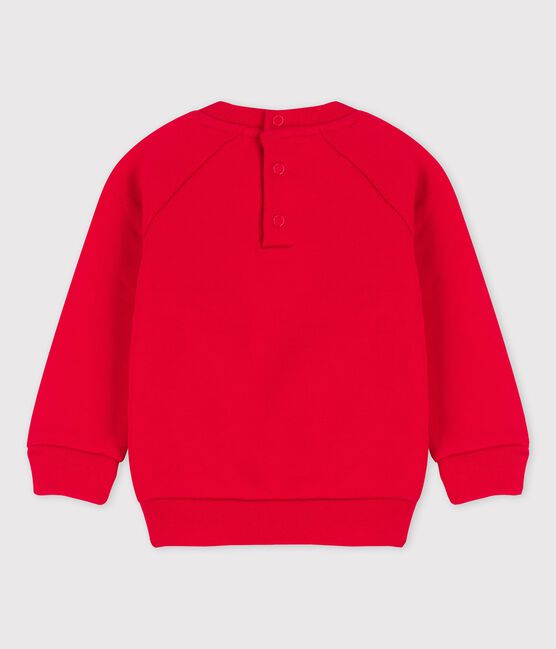Baby-Sweatshirt aus Molton rot TERKUIT