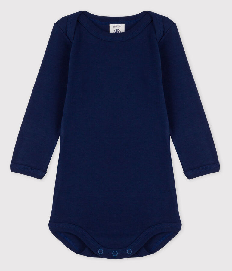 Lang&auml;rmliger Baby-Body f&uuml;r M&auml;dchen blau MEDIEVAL