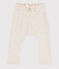 Babyhose aus dickem Jersey beige MONTELIMAR CHINE