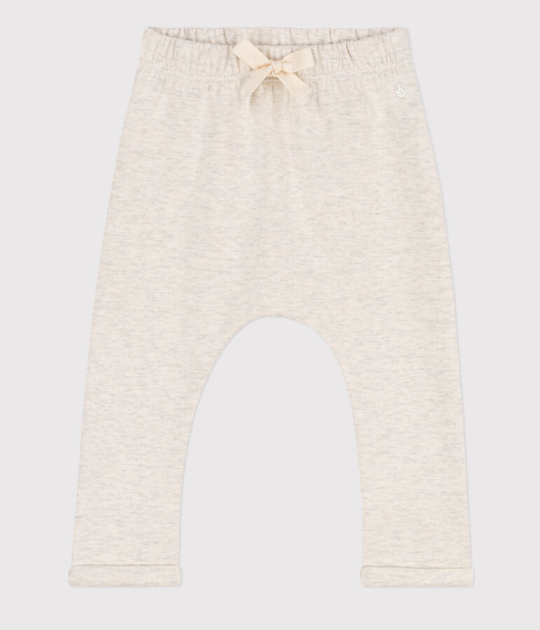Babyhose aus dickem Jersey beige