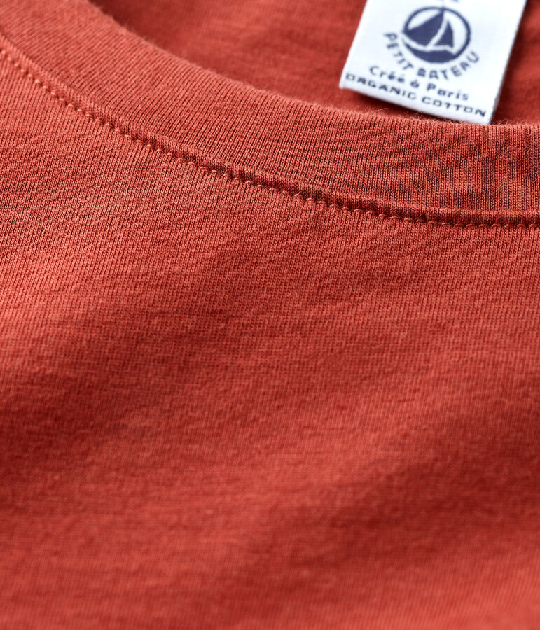 T-Shirt DAS GERADE mit Rundhalsausschnitt aus Bio-Baumwolle f&uuml;r Damen braun