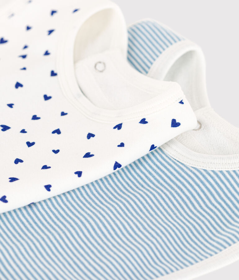 2ER-SET BABY-L&Auml;TZCHEN AUS BAUMWOLLE vielfarbig