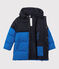 Lange, gefütterte Kinder-Winterjacke für Mädchen / Jungen blau SMOKING/ RUISSEAU