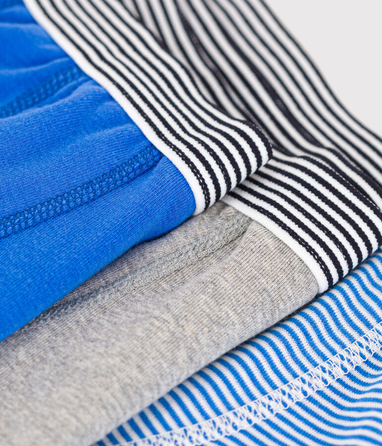 3er-Set Kinder-Boxershorts aus Baumwolle vielfarbig