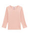Mädchen Langarmshirt aus Woll /Baumwollgemisch. rosa JOLI