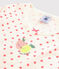 Nachthemd aus Baumwolle mit rosafarbenem Polka-Dot-Muster für Mädchen weiss MARSHMALLOW/rosa GRETEL