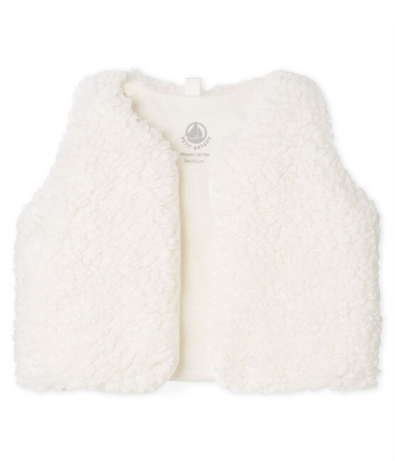 Baby Weste Aus Sherpa Fur Madchen Petit Bateau