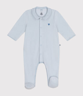 Strampler aus Nicki blau GOMME