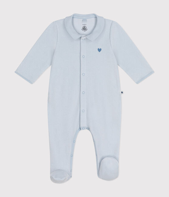 Strampler aus Nicki blau GOMME