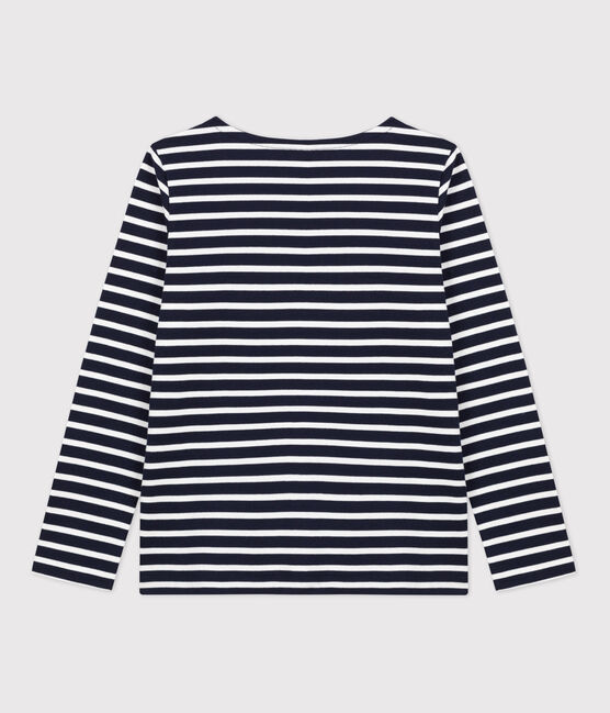 Streifenshirt aus Baumwolle für Damen blau SMOKING/weiss MARSHMALLOW