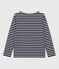 Streifenshirt aus Baumwolle für Damen blau SMOKING/weiss MARSHMALLOW