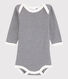 Langärmeliger Baby-Body Jungen