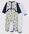 2er-Set Baby-Strampler aus Rippstrick für Jungen variante 1