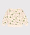 Kinder-Sweatshirt aus Molton weiss AVALANCHE/ MULTICO