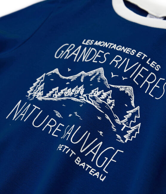 T-Shirt für Jungen blau LIMOGES
