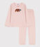 Kinderpyjama aus Nicki für Mädchen rosa SALINE