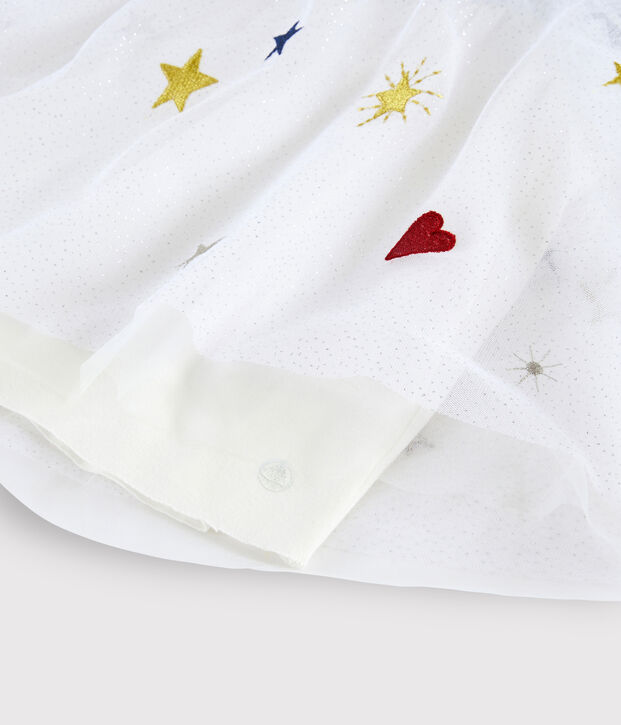 Lang&auml;rmeliges Kinderkleid f&uuml;r M&auml;dchen blau/vielfarbig