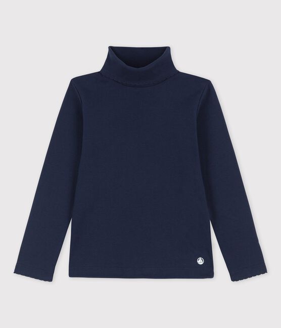 Unterziehpullover aus Baumwolle für Mädchen / Jungen blau SMOKING
