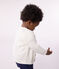 Baby-Cardigan aus Baumwolle weiss MARSHMALLOW