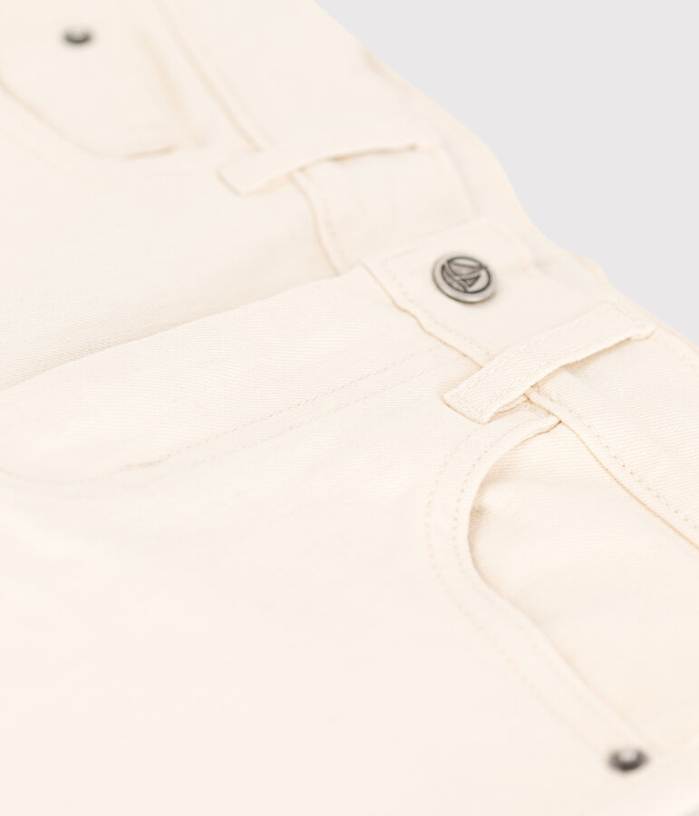 Kinderhose f&uuml;r Jungen aus Denim naturfarben