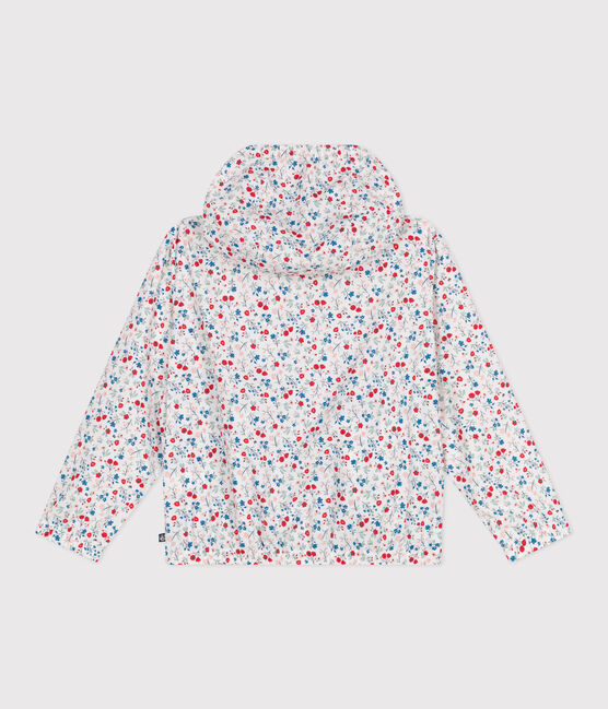 Ultraleichte Kinder-Windjacke weiss MARSHMALLOW/weiss MULTICO