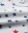 Bedrucktes Jungen-Unterhemd aus Stretch-Jersey grau BELUGA/weiss MULTICO