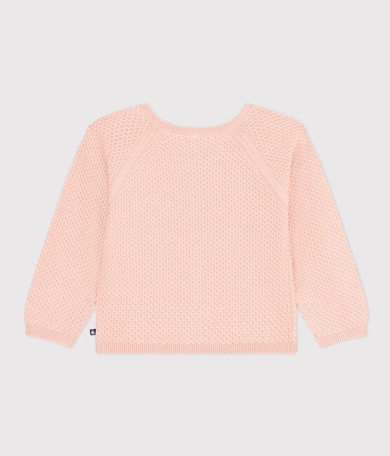 Kinder-Cardigan aus Baumwolle für Mädchen rosa SALINE