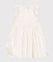 Ärmelloses Kinder-Kleid aus Baumwolle weiss MARSHMALLOW