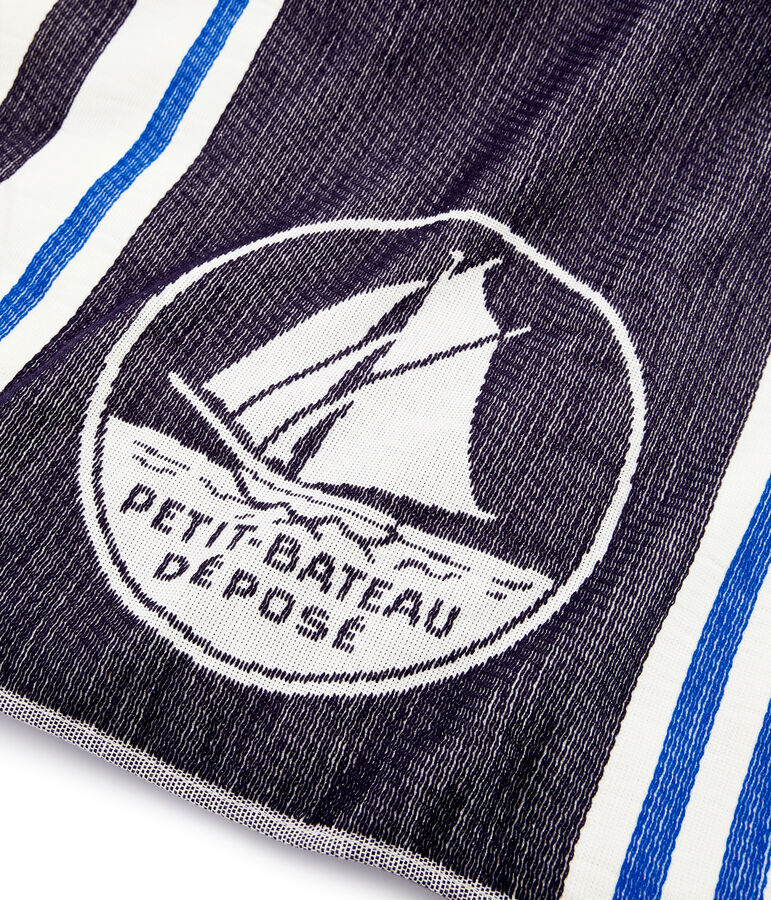 Strandtuch weiss/vielfarbig