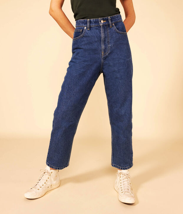 Umweltfreundliche Damenjeans aus Baumwolle blau