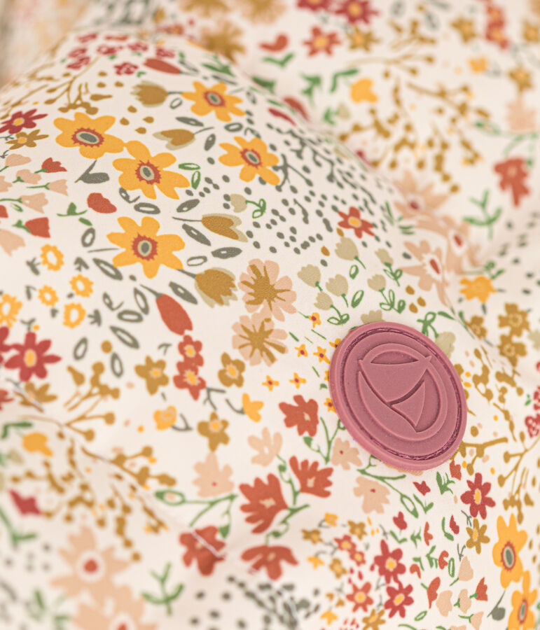 Kinder-Winterjacke f&uuml;r M&auml;dchen und Jungen naturfarben/vielfarbig