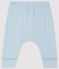 Baby-Leggings aus 2x2-Rippstrick aus Bio-Baumwolle blau FRAICHEUR