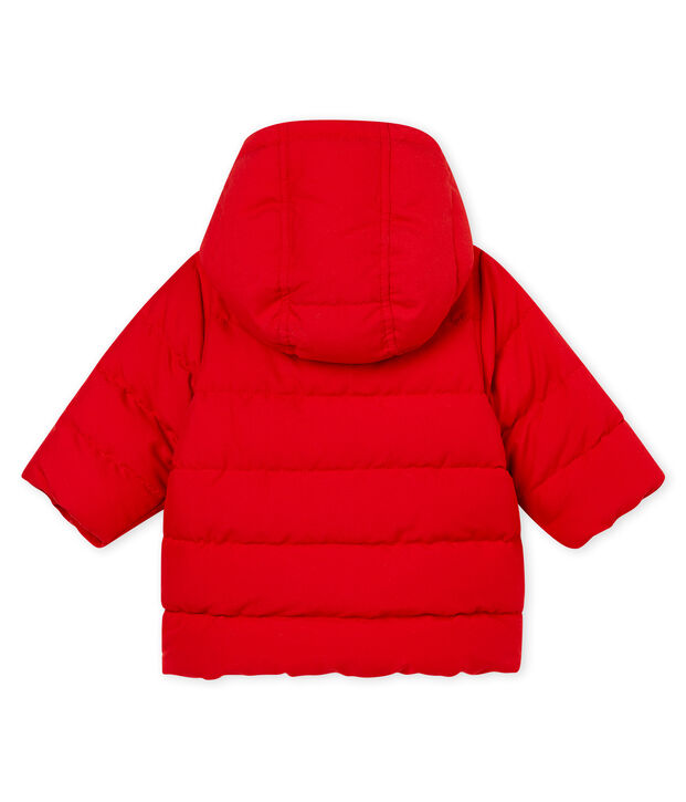 Baby Jungen Winterjacke aus Mikrofaser rot