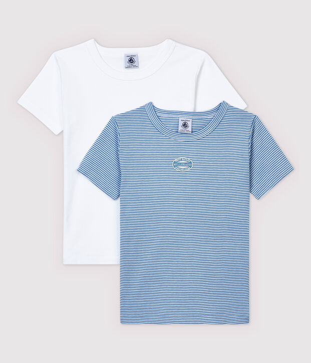 2er-Set T-Shirts aus Bio-Baumwolle f&uuml;r Jungen vielfarbig